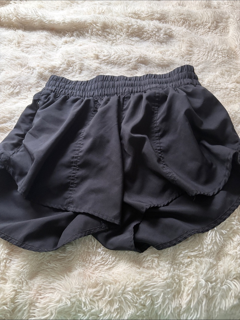 all in motion Black Layered Skort Shorts